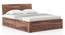 Valencia Storage Bed (Solid Wood) (Teak Finish, Queen Bed Size, Hydraulic Storage Type) by Urban Ladder - Close View - 703007