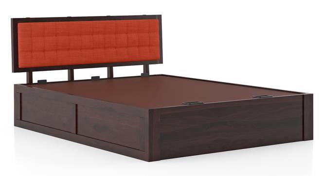 Florence Storage Bed (Solid Wood) (Mahogany Finish, King Bed Size, Lava, Hydraulic Storage Type) by Urban Ladder - Storage Image - 703015