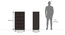 Bennis Chest of 5 Drawers Finish: Dark Walnut (Dark Walnut Finish) by Urban Ladder - Dimension - 
