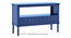 Collier Small TV Unit (Finish: Royal Blue) (Royal Blue Finish) by Urban Ladder - Side View - 