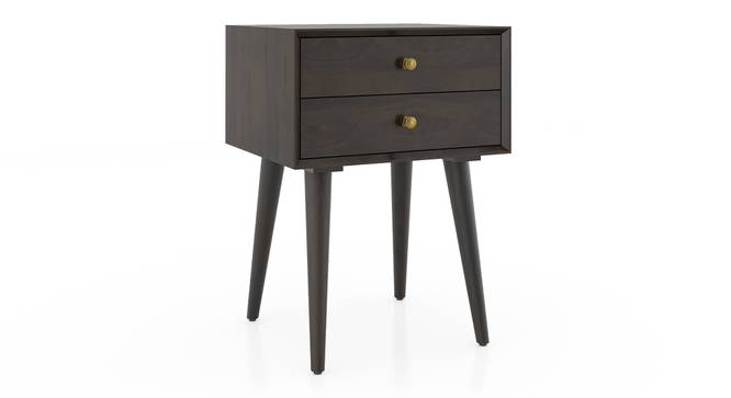 Denton Bedside Table (Finish: American Walnut) (American Walnut Finish) by Urban Ladder - Close View - 