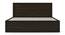 Covelo Storage Bed (Queen Bed Size, Box Storage Type, Rustic Walnut Finish) by Urban Ladder - Zoomed Image - 