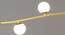 Nora Gold LED Smart Voice Assist Chandelier (Gold) by Urban Ladder - Rear View Design 1 - 705584