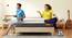 LiveIn 2 in 1 Reversible Foam Mattress Single Size (5 in Mattress Thickness (in Inches), 78 x 48 in (Standard) Mattress Size, Double, Double, Double, Double) by Urban Ladder - Design 1 Side View - 707040