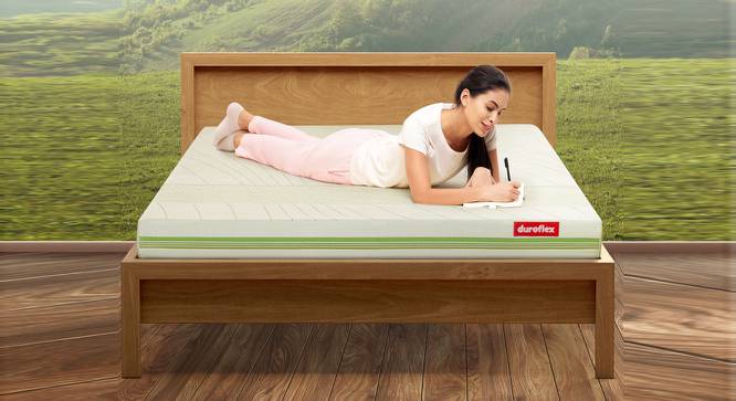 Prana - Organic Cotton Fabric King Size Spring Mattress (King, 8 in Mattress Thickness (in Inches), 75 x 72 in Mattress Size) by Urban Ladder - Design 1 Side View - 707112