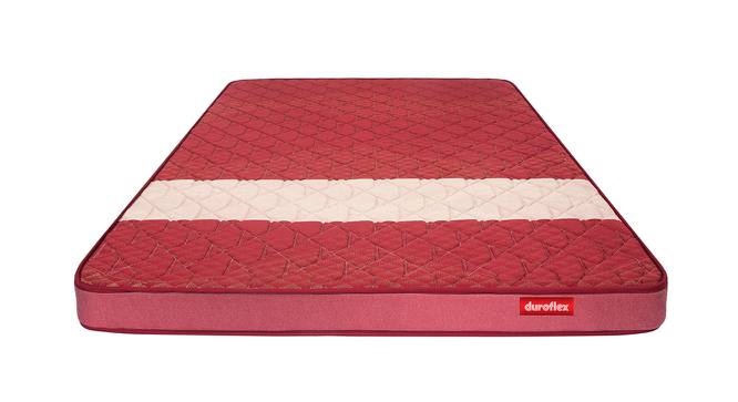 Rise - Bonnel Spring King Size Spring Mattress (King, 6 in Mattress Thickness (in Inches), Maroon, 84 x 72 in Mattress Size) by Urban Ladder - Design 1 Side View - 707533