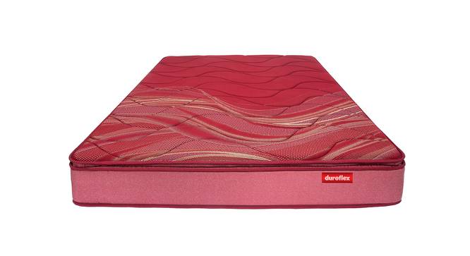 Riseup - Bonnel Spring King Size Spring Mattress With Pillow Top (King, 78 x 72 in (Standard) Mattress Size, 7 in Mattress Thickness (in Inches), Maroon) by Urban Ladder - Design 1 Side View - 707639