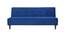 Palermo Sofa cum Bed (Blue, Blue Finish) by Urban Ladder - Full View Design 1 - 