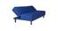 Palermo Sofa cum Bed (Blue, Blue Finish) by Urban Ladder - Side View Design 1 - 