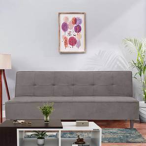Sofa Cum Bed Design Mike 3 Seater Click Clack Sofa cum Bed In Grey Colour