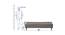 Palermo Sofa cum Bed (Grey, Grey Finish) by Urban Ladder - Dimension Design 1 - 