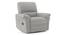 Bernice 3 Seater Fabric Recliner in Tan Fabric (One Seater, Dolphin Grey) by Urban Ladder - Side View - 