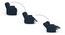 Bernice 3 Seater Fabric Recliner in Tan Fabric (Three Seater, Capri Blue) by Urban Ladder - Top Image - 