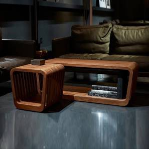 Roset Solid Wood Bedside Table in Walnut Finish-image-47
