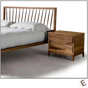 expressionist by mohanbir Batik Solid Wood Bedside Table in Natural Finish-picture-21