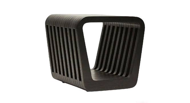 Roset Series Bedside Table in Black (Black Finish) by Urban Ladder - Front View Design 1 - 710876