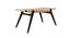 Kanabera Stool (Walnut) by Urban Ladder - Front View Design 1 - 710882