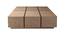 Glph Series Coffee Table duly polished on Natural Oak Veneer with grooving in Black (Matte Finish) by Urban Ladder - Front View Design 1 - 710884