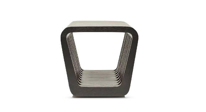 Roset Series Bedside Table in Black (Black Finish) by Urban Ladder - Design 1 Side View - 710887