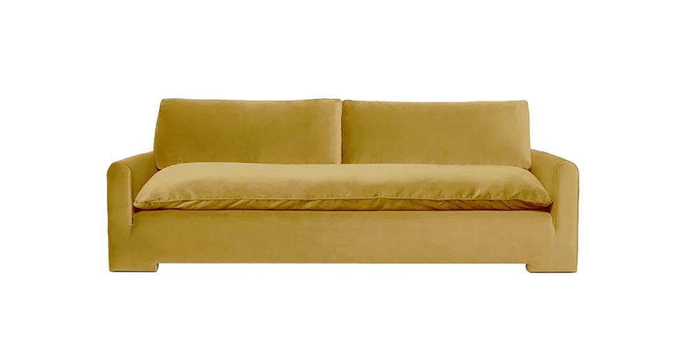 Cavalrry Fabric Sofa (Prime Daisy) by Urban Ladder - - 
