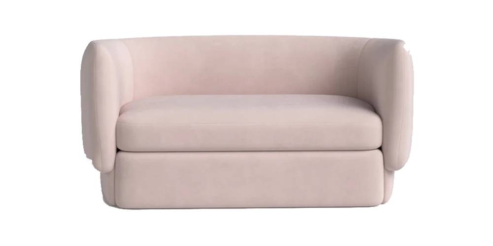 Moire Fabric Sofa by Urban Ladder - - 