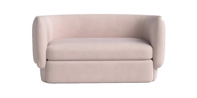 Moire Fabric Sofa (Pink, 2-seater Custom Set - Sofas, None Standard Set - Sofas, Fabric Sofa Material, Regular Sofa Size, Regular Sofa Type)