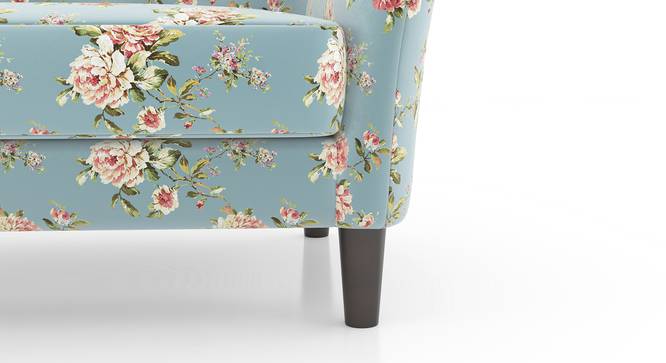 Frida Loveseat (Dusty Teal Floral) by Urban Ladder - Top View - 
