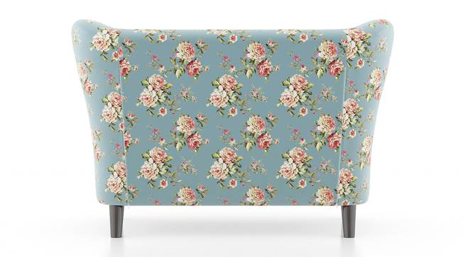 Frida Loveseat (Dusty Teal Floral) by Urban Ladder - Rear View - 