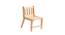 Medium Chair (Brown, Standard Size) by Urban Ladder - Front View Design 1 - 711079