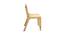 Cupcake Medium chair (Brown, Standard Size) by Urban Ladder - Cross View Design 1 - 711097