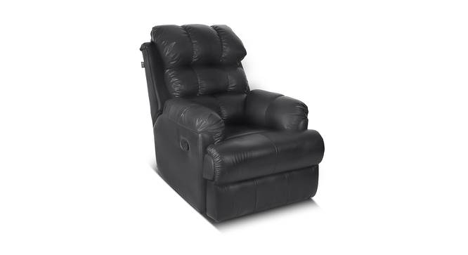 Amet Recliner (Black, One Seater) by Urban Ladder - Cross View Design 1 - 