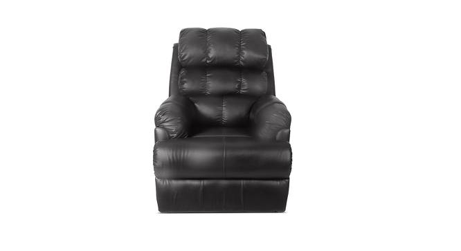Amet Recliner (Black, One Seater) by Urban Ladder - Design 1 Side View - 711123