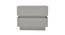 Lagere Series Bedside Table polished in dual Colours (Natural for Drawers & Black) (Silver Finish) by Urban Ladder - Design 1 Side View - 711148