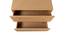 Lagere Series Bedside Table polished in dual Colours (Natural for Drawers & Black) (Black Finish) by Urban Ladder - Ground View Design 1 - 711159