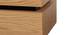 Lagere Series Bedside Table polished in dual Colours (Natural for Drawers & Black) (Black Finish) by Urban Ladder - Rear View Design 1 - 711164
