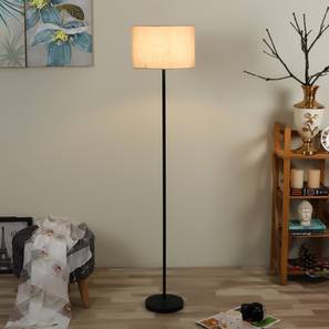 pristine interiors Fifi Grey Jute Floor Lamp with Solid Wood-picture-17