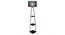 Rosemary Blue Cotton Floor Lamp with Solid Wood (Brown) by Urban Ladder - Design 1 Side View - 712147