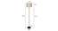 West Grey Jute Floor Lamp with Solid Wood (Black) by Urban Ladder - Design 1 Dimension - 712189