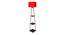Reed Red Cotton Floor Lamp with Solid Wood (Brown) by Urban Ladder - Front View Design 1 - 712224