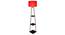 Reed Red Cotton Floor Lamp with Solid Wood (Brown) by Urban Ladder - Design 1 Side View - 712244