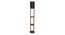 Bijou Black Cotton Floor Lamp with Solid Wood (Brown) by Urban Ladder - Front View Design 1 - 712281