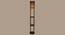 Bijou Black Cotton Floor Lamp with Solid Wood (Brown) by Urban Ladder - Design 1 Side View - 712308