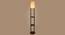 Django Grey Jute Floor Lamp with Solid Wood (Brown) by Urban Ladder - Design 1 Side View - 712426