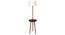 Ocean White Cotton Floor Lamp with Solid Wood (Brown) by Urban Ladder - Front View Design 1 - 712508