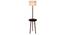Rosa White Cotton Floor Lamp with Solid Wood (Brown) by Urban Ladder - Design 1 Side View - 712517