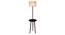 Ocean White Cotton Floor Lamp with Solid Wood (Brown) by Urban Ladder - Design 1 Side View - 712519