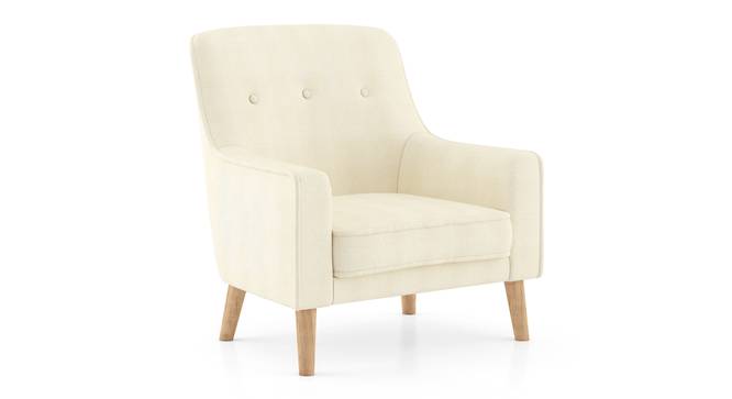 Hagen Lounge Chair (Boucle Himalaya) by Urban Ladder - Side View - 713080