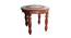 Shilpi Sheesham Wood, Brass Inlay Solid Wood Coffee Table-NSHCTBL04 (Glossy Finish) by Urban Ladder - Front View Design 1 - 713348