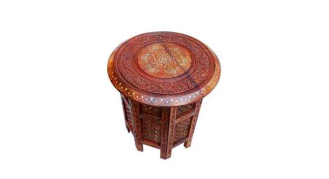 Shilpi Sheesham Wood, Brass Inlay Solid Wood Coffee Table-NSHCTBL10 (Glossy Finish) by Urban Ladder - Design 1 Side View - 713369