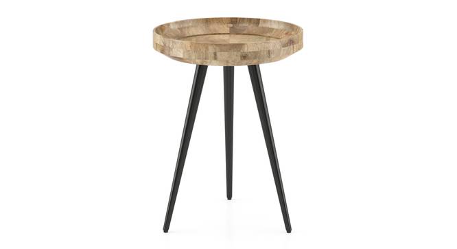 Arlend End Table - Finish - Rustic Pine (Rustic Pine Finish) by Urban Ladder - Side View - 